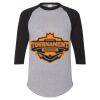 Unisex Three-Quarter Raglan Sleeve Baseball Jersey T-Shirt Thumbnail