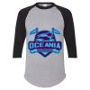 Unisex Three-Quarter Raglan Sleeve Baseball Jersey T-Shirt Thumbnail