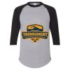 Unisex Three-Quarter Raglan Sleeve Baseball Jersey T-Shirt Thumbnail