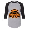 Unisex Three-Quarter Raglan Sleeve Baseball Jersey T-Shirt Thumbnail
