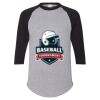 Unisex Three-Quarter Raglan Sleeve Baseball Jersey T-Shirt Thumbnail
