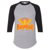 Unisex Three-Quarter Raglan Sleeve Baseball Jersey T-Shirt Thumbnail