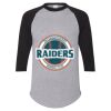 Unisex Three-Quarter Raglan Sleeve Baseball Jersey T-Shirt Thumbnail