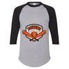 Unisex Three-Quarter Raglan Sleeve Baseball Jersey T-Shirt Thumbnail