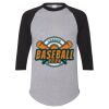 Unisex Three-Quarter Raglan Sleeve Baseball Jersey T-Shirt Thumbnail
