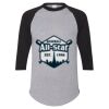 Unisex Three-Quarter Raglan Sleeve Baseball Jersey T-Shirt Thumbnail