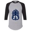 Unisex Three-Quarter Raglan Sleeve Baseball Jersey T-Shirt Thumbnail
