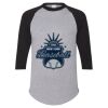 Unisex Three-Quarter Raglan Sleeve Baseball Jersey T-Shirt Thumbnail
