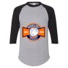 Unisex Three-Quarter Raglan Sleeve Baseball Jersey T-Shirt Thumbnail