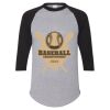 Unisex Three-Quarter Raglan Sleeve Baseball Jersey T-Shirt Thumbnail