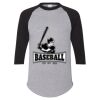 Unisex Three-Quarter Raglan Sleeve Baseball Jersey T-Shirt Thumbnail