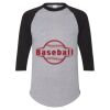 Unisex Three-Quarter Raglan Sleeve Baseball Jersey T-Shirt Thumbnail