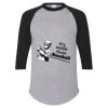 Unisex Three-Quarter Raglan Sleeve Baseball Jersey T-Shirt Thumbnail