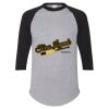 Unisex Three-Quarter Raglan Sleeve Baseball Jersey T-Shirt Thumbnail