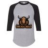 Unisex Three-Quarter Raglan Sleeve Baseball Jersey T-Shirt Thumbnail