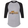 Unisex Three-Quarter Raglan Sleeve Baseball Jersey T-Shirt Thumbnail