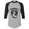 Unisex Three-Quarter Raglan Sleeve Baseball Jersey T-Shirt Thumbnail