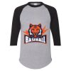 Unisex Three-Quarter Raglan Sleeve Baseball Jersey T-Shirt Thumbnail