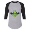 Unisex Three-Quarter Raglan Sleeve Baseball Jersey T-Shirt Thumbnail