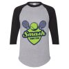 Unisex Three-Quarter Raglan Sleeve Baseball Jersey T-Shirt Thumbnail