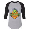 Unisex Three-Quarter Raglan Sleeve Baseball Jersey T-Shirt Thumbnail