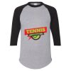 Unisex Three-Quarter Raglan Sleeve Baseball Jersey T-Shirt Thumbnail
