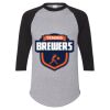 Unisex Three-Quarter Raglan Sleeve Baseball Jersey T-Shirt Thumbnail