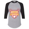 Unisex Three-Quarter Raglan Sleeve Baseball Jersey T-Shirt Thumbnail