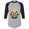 Unisex Three-Quarter Raglan Sleeve Baseball Jersey T-Shirt Thumbnail