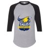 Unisex Three-Quarter Raglan Sleeve Baseball Jersey T-Shirt Thumbnail