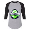 Unisex Three-Quarter Raglan Sleeve Baseball Jersey T-Shirt Thumbnail