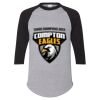 Unisex Three-Quarter Raglan Sleeve Baseball Jersey T-Shirt Thumbnail