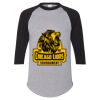 Unisex Three-Quarter Raglan Sleeve Baseball Jersey T-Shirt Thumbnail