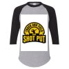 Unisex Three-Quarter Raglan Sleeve Baseball Jersey T-Shirt Thumbnail