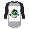 Unisex Three-Quarter Raglan Sleeve Baseball Jersey T-Shirt Thumbnail