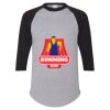 Unisex Three-Quarter Raglan Sleeve Baseball Jersey T-Shirt Thumbnail