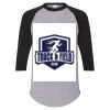 Unisex Three-Quarter Raglan Sleeve Baseball Jersey T-Shirt Thumbnail