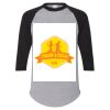 Unisex Three-Quarter Raglan Sleeve Baseball Jersey T-Shirt Thumbnail