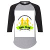Unisex Three-Quarter Raglan Sleeve Baseball Jersey T-Shirt Thumbnail