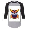 Unisex Three-Quarter Raglan Sleeve Baseball Jersey T-Shirt Thumbnail