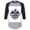 Unisex Three-Quarter Raglan Sleeve Baseball Jersey T-Shirt Thumbnail