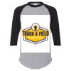 Unisex Three-Quarter Raglan Sleeve Baseball Jersey T-Shirt Thumbnail