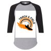Unisex Three-Quarter Raglan Sleeve Baseball Jersey T-Shirt Thumbnail