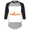 Unisex Three-Quarter Raglan Sleeve Baseball Jersey T-Shirt Thumbnail