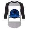Unisex Three-Quarter Raglan Sleeve Baseball Jersey T-Shirt Thumbnail