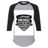Unisex Three-Quarter Raglan Sleeve Baseball Jersey T-Shirt Thumbnail