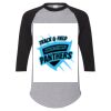 Unisex Three-Quarter Raglan Sleeve Baseball Jersey T-Shirt Thumbnail