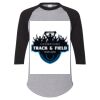 Unisex Three-Quarter Raglan Sleeve Baseball Jersey T-Shirt Thumbnail