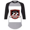 Unisex Three-Quarter Raglan Sleeve Baseball Jersey T-Shirt Thumbnail