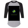 Unisex Three-Quarter Raglan Sleeve Baseball Jersey T-Shirt Thumbnail